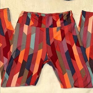 LuLaRoe Colorful Geometric Pattern Leggings